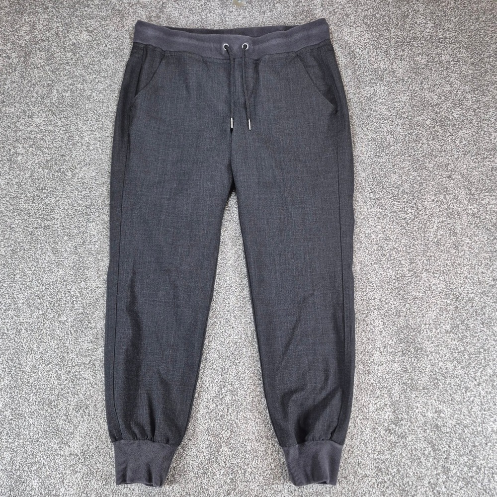 Athleta Wool City Jogger Pant Womens 8 Gray Wool Blend Drawstring‎ Athleisure